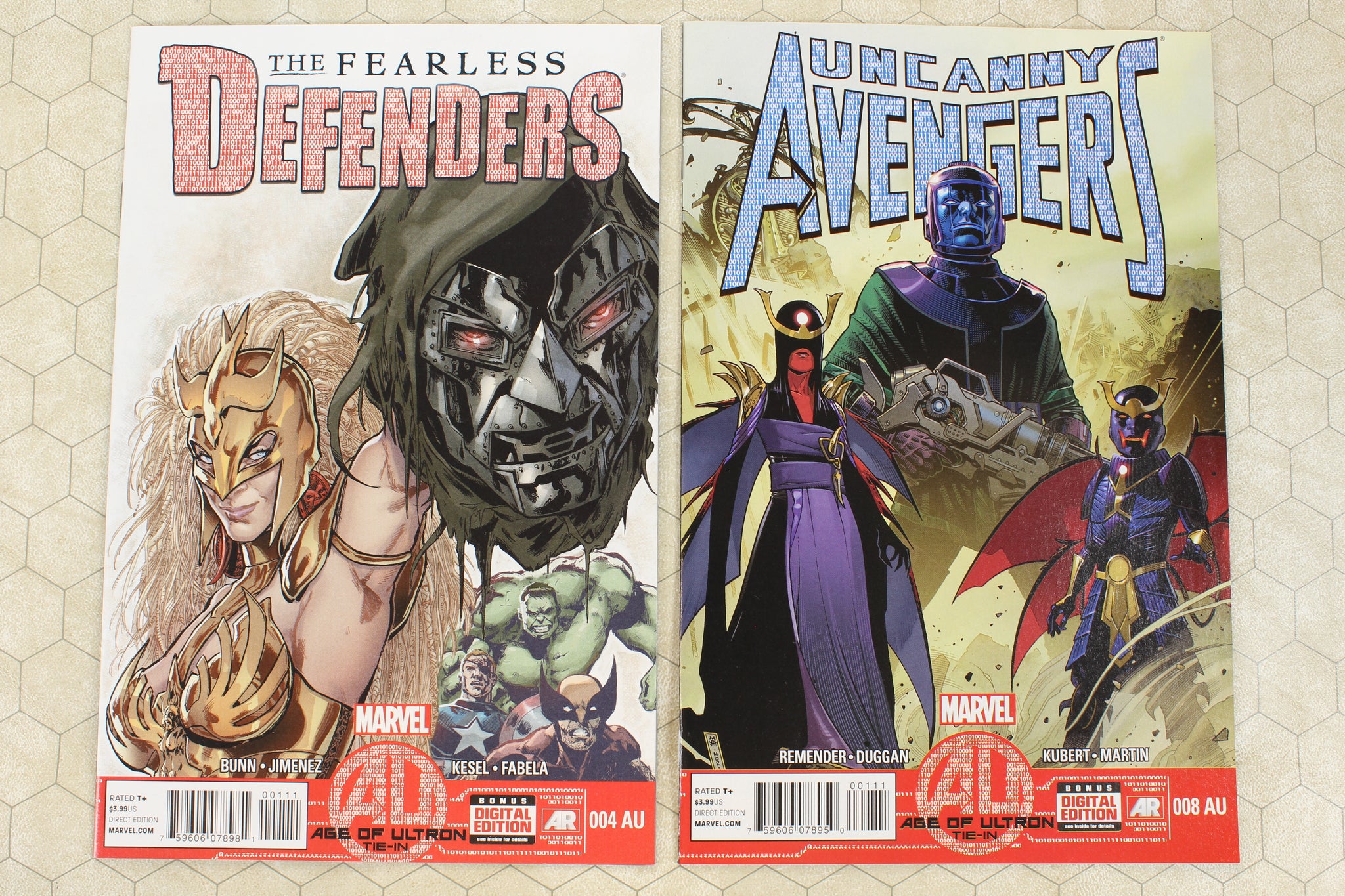 AGE OF ULTRON (2013) Set #1 - 10 w FCB & multiple assoc. titles