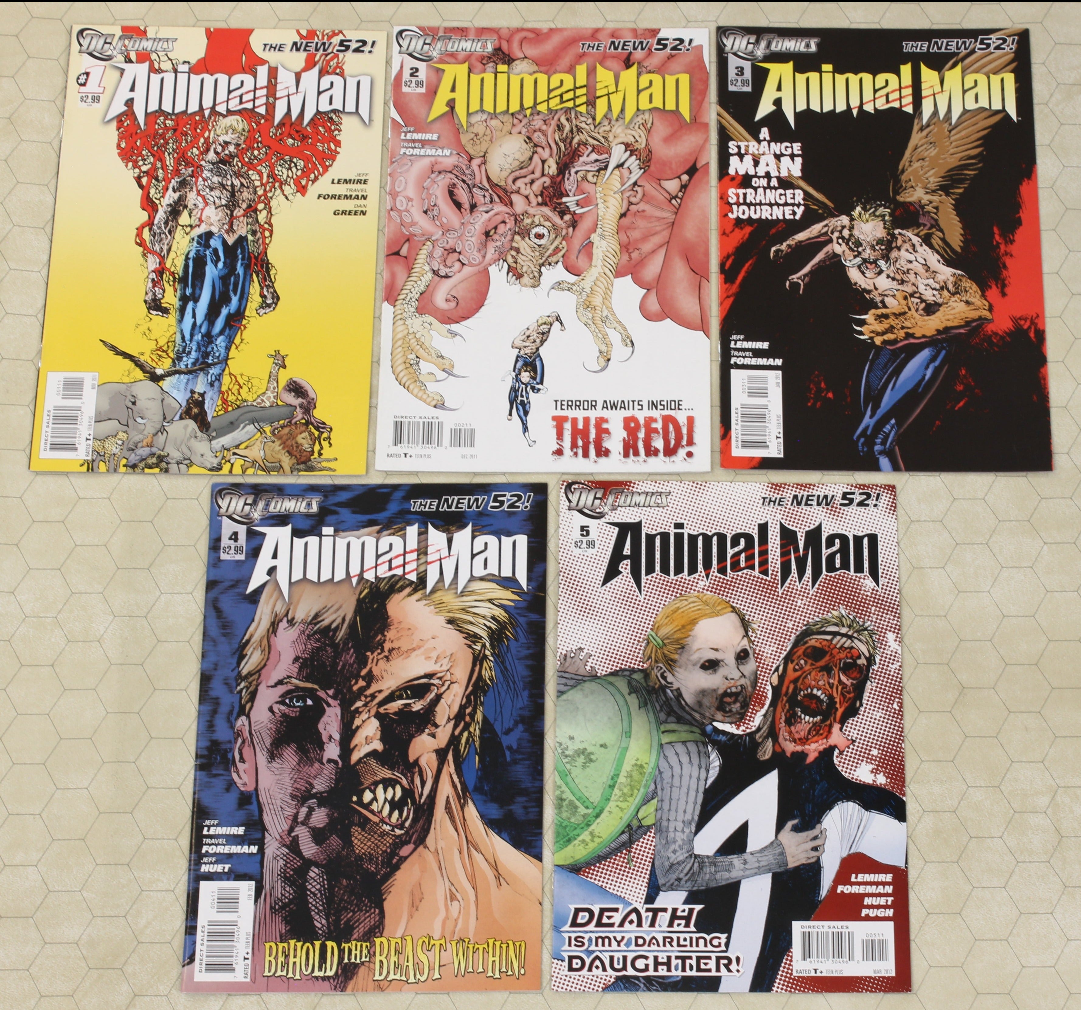 ANIMAL MAN #1 - 5 (2011) vol.2 set NM (DC Comics lot) !! – Comic Fever