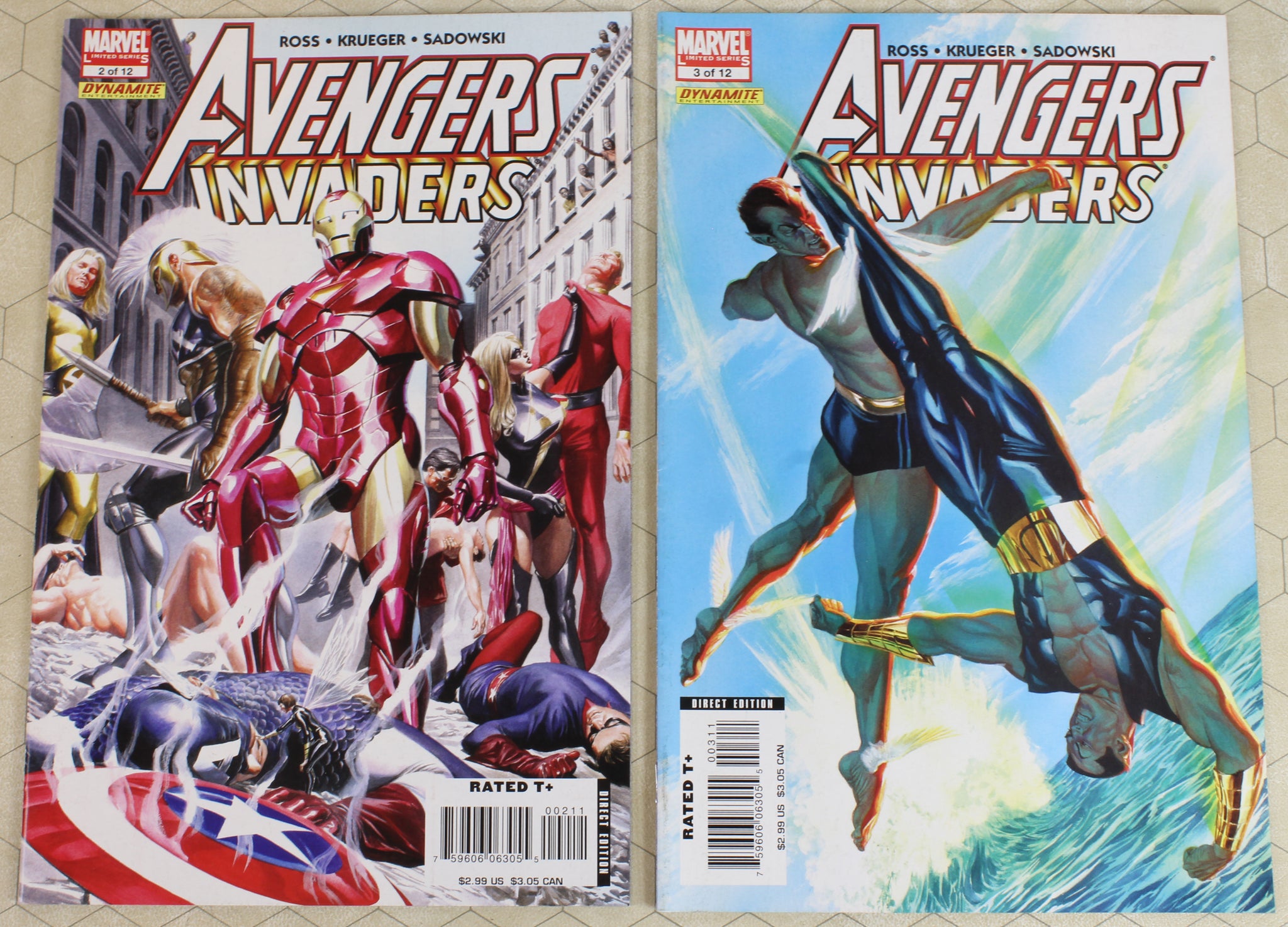 AVENGERS INVADERS Set #1 - 5(2008) NM (Marvel Comics lot