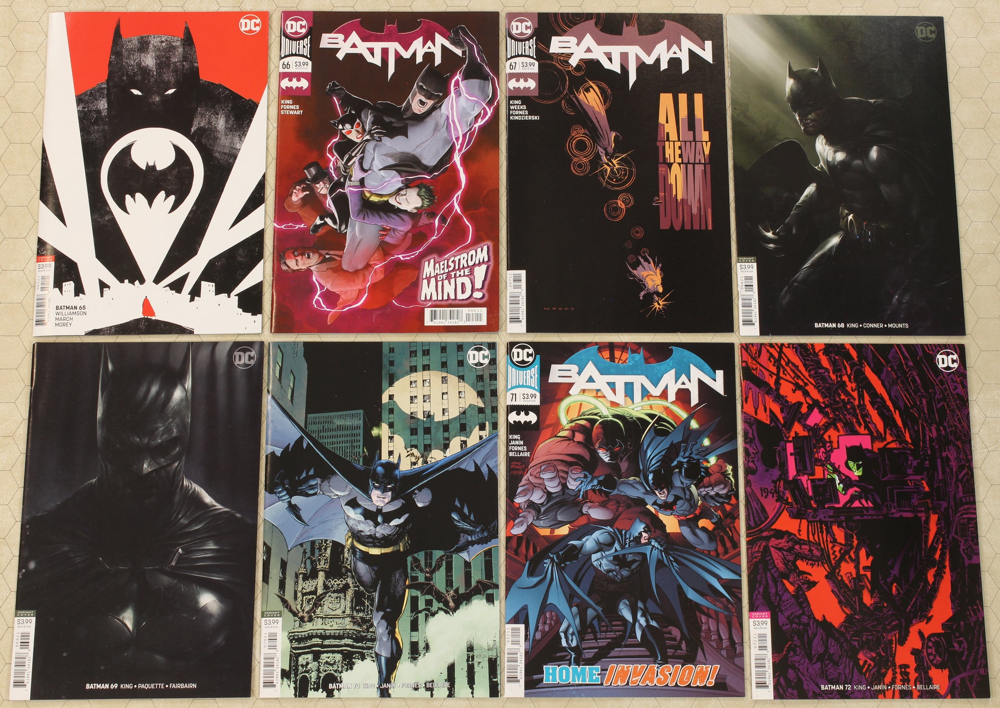 BATMAN #65 - 72 (2019) vol 3 Set NM w variants (DC Comics lot