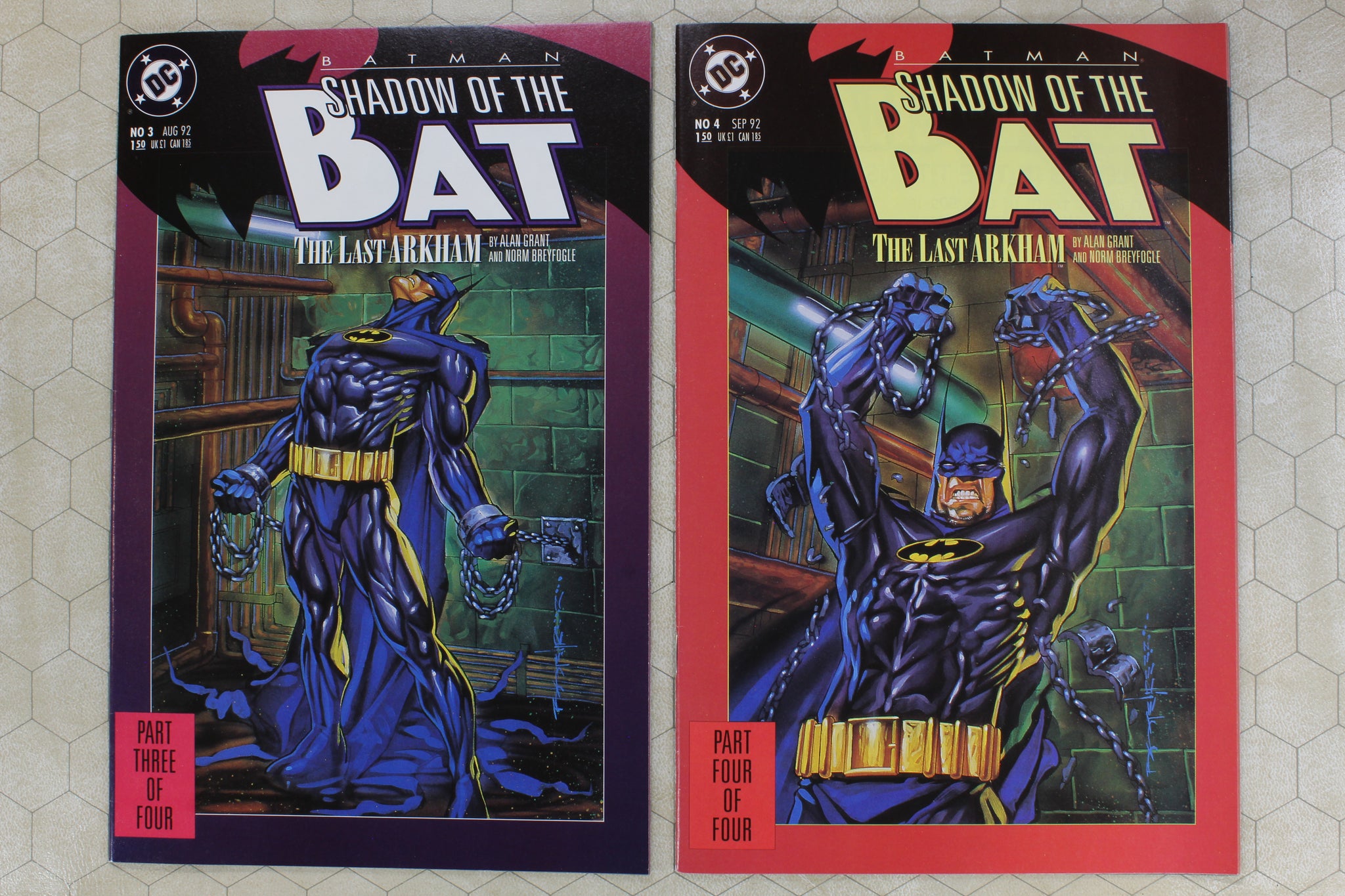 BATMAN SHADOW OF THE BAT #1 - 4 (1992) set (DC Comics lot) w #1