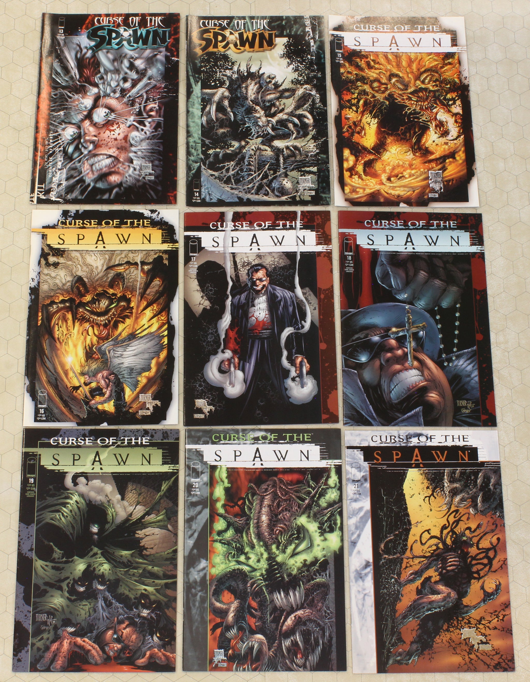 CURSE OF SPAWN #13 - 21 (1997) set (IMAGE Comics lot) – Comic Fever