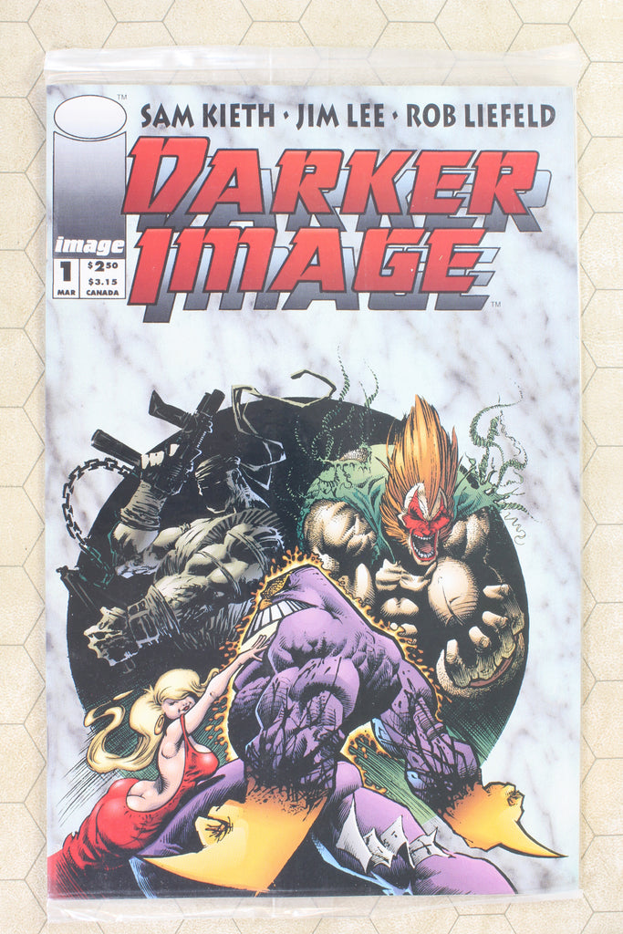 DARKER IMAGE #1 (1993) (IMAGE Comics lot) 3 issue set w polybagged