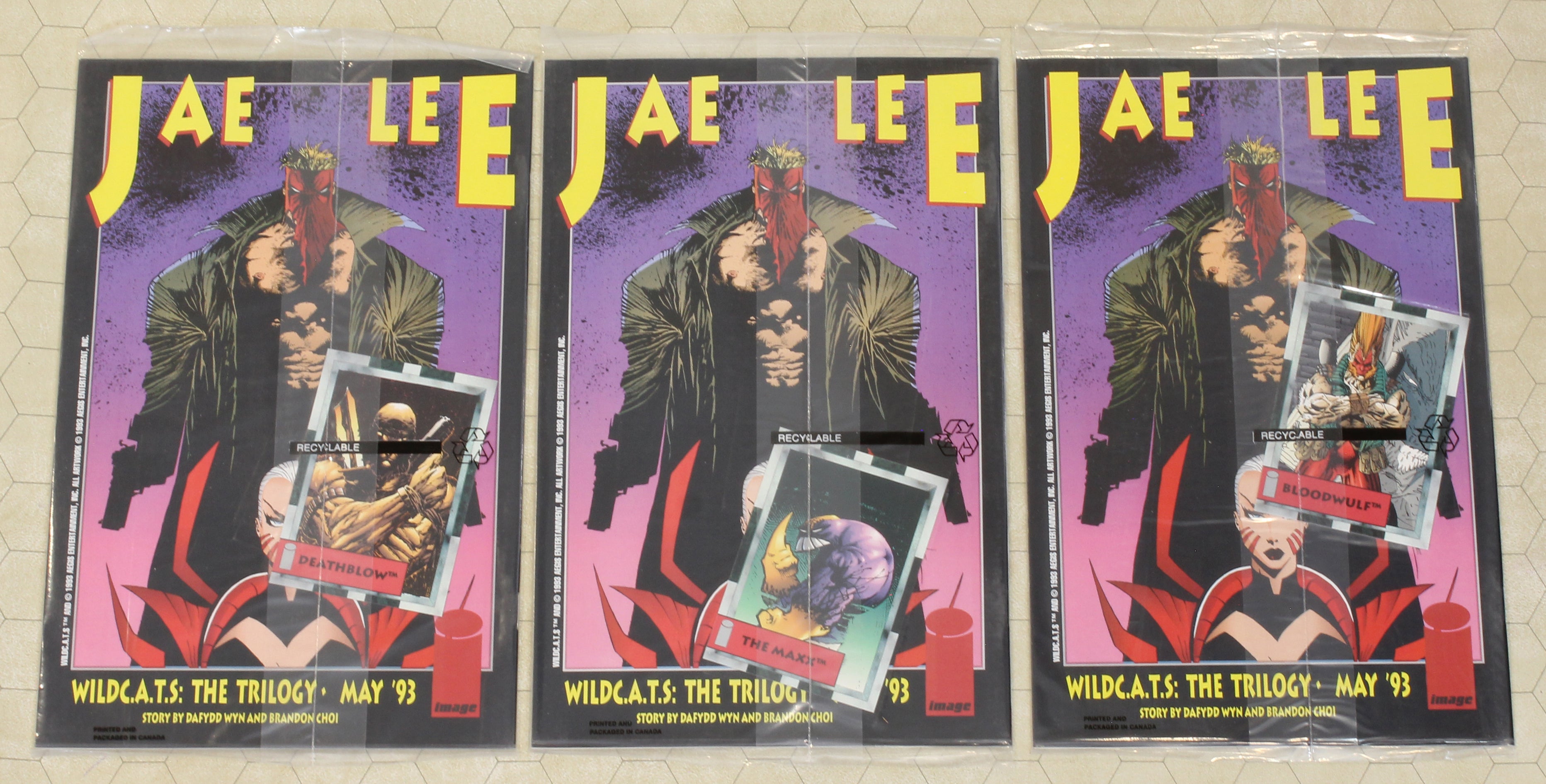 DARKER IMAGE #1 (1993) (IMAGE Comics lot) 3 issue set w polybagged