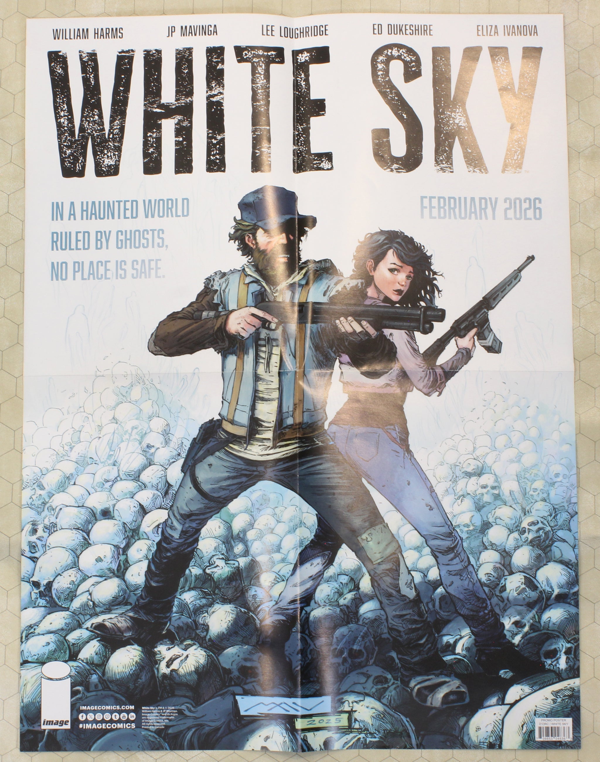 D'ORC Dorc Promo POSTER folded WHITE SKY reverse (2026) Image 24 x