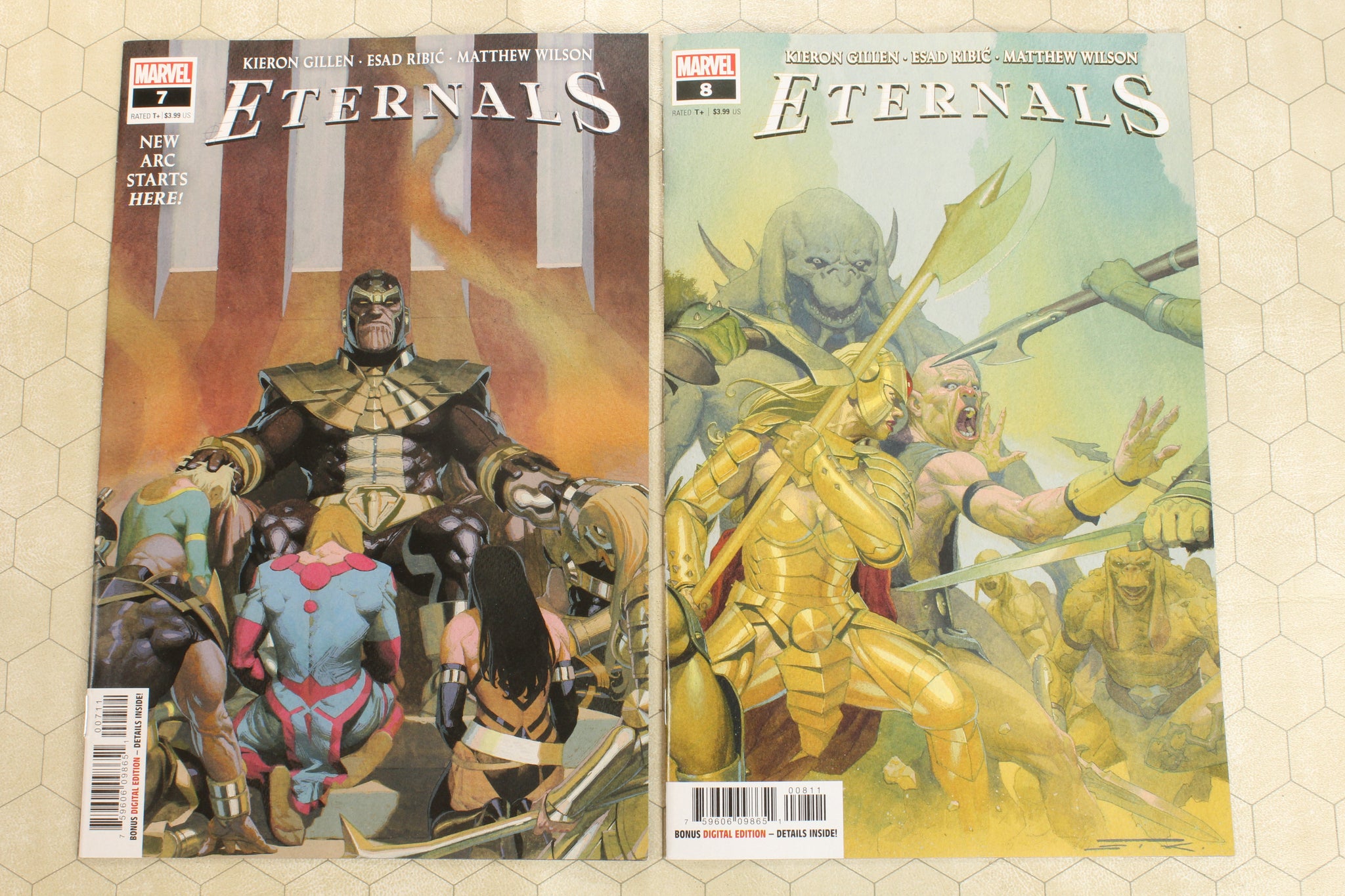 ETERNALS #1 - 8 (2021) Regular Cover Set NM- (Marvel Comics lot