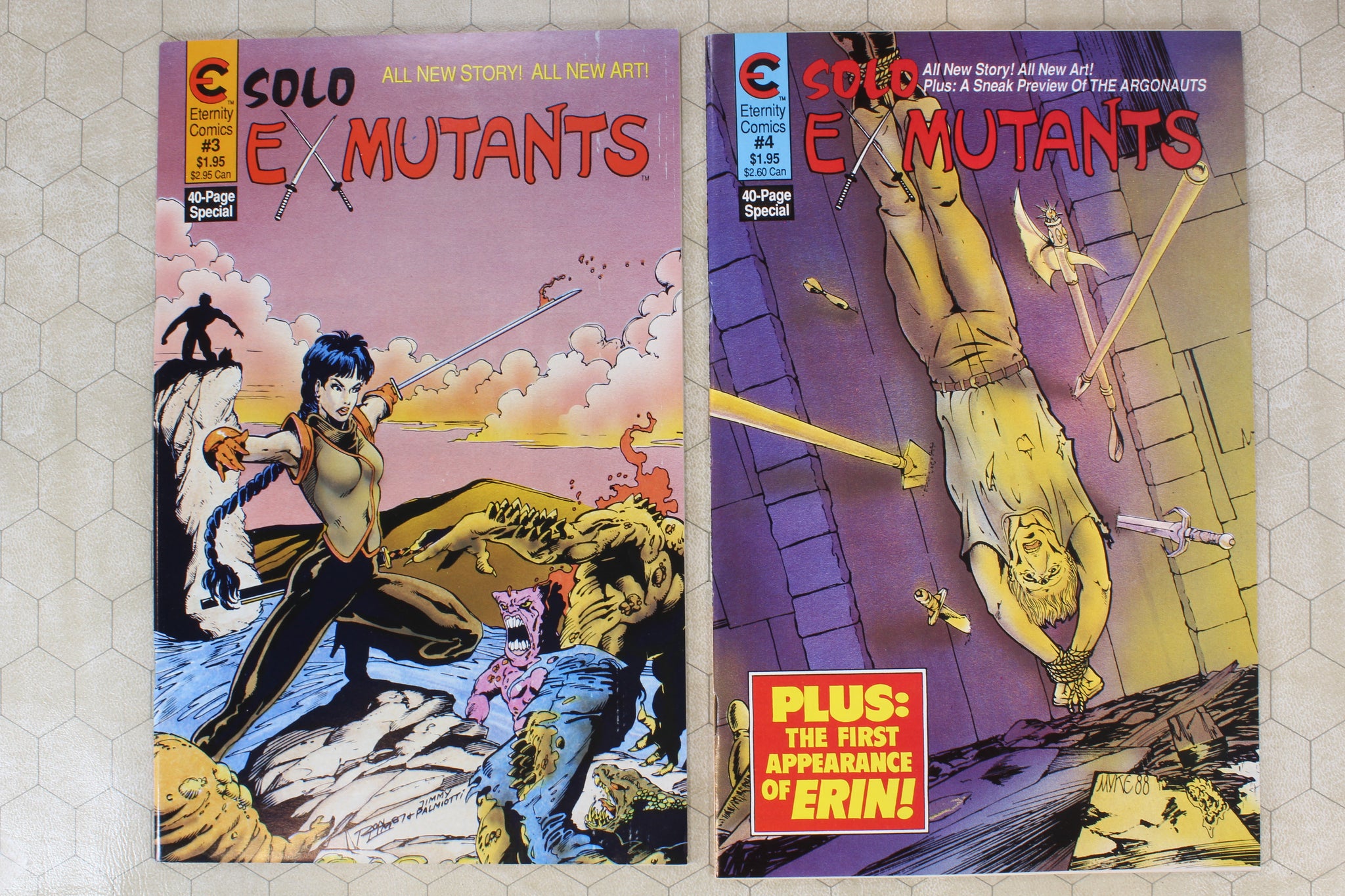 EX-MUTANTS #1, SOLO EX #1-4, SHATTERED EARTH #1-2, PIN-UP & ANNUAL