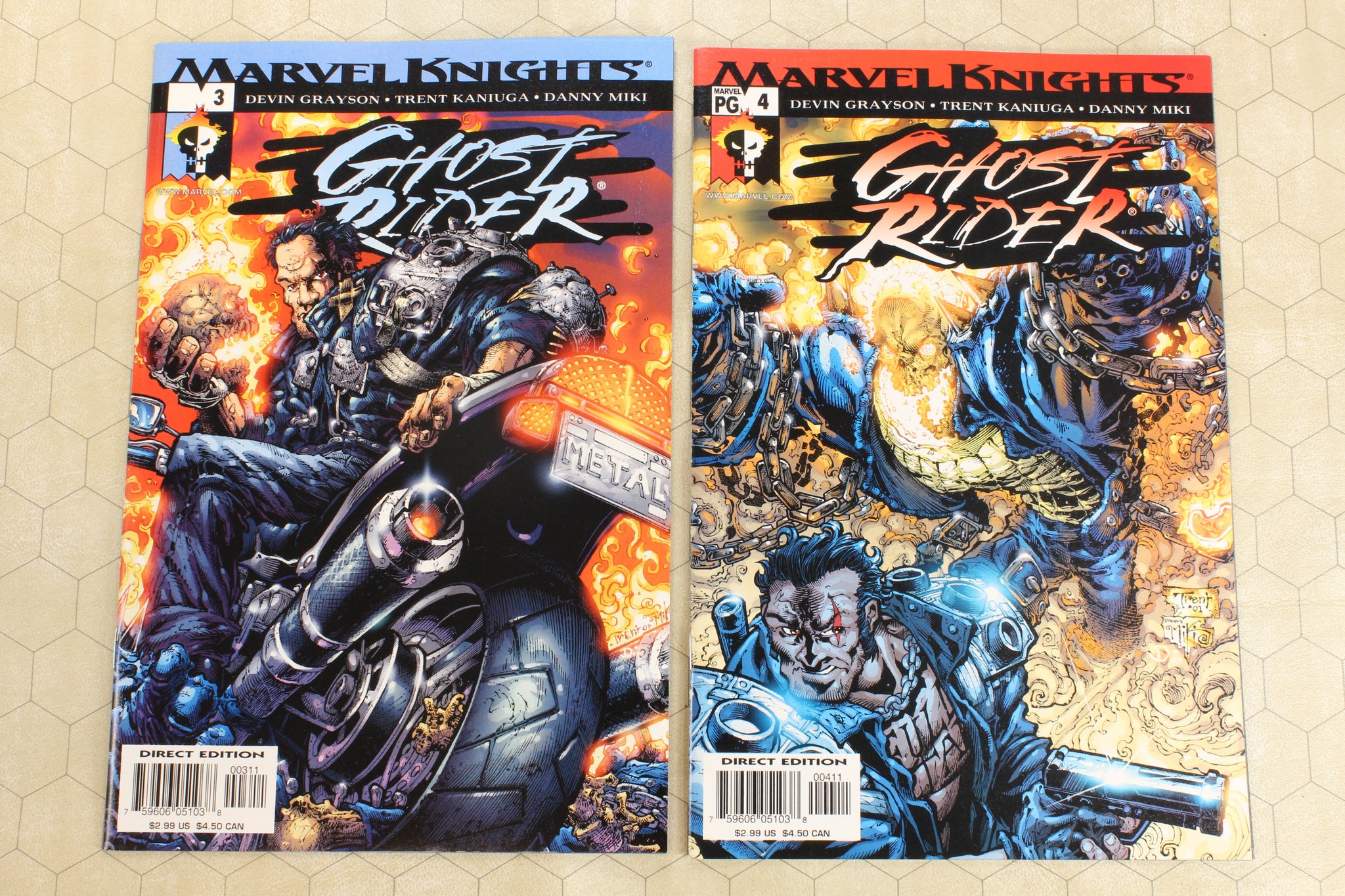 GHOST RIDER #1 - 4 (2001) vol.3 Marvel Knights Set NM- (Marvel
