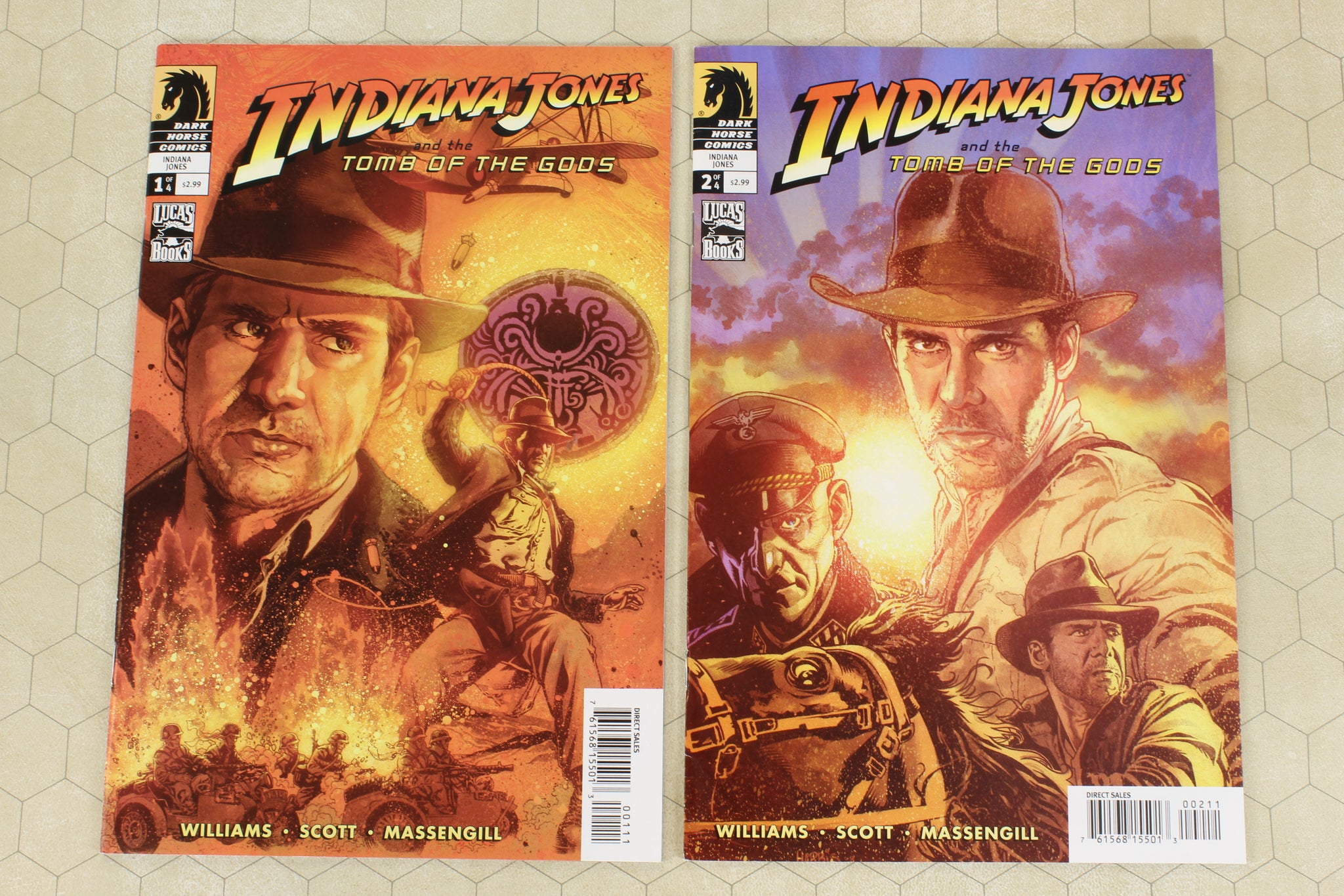 INDIANA JONES AND THE TOMB OF THE GODS (2008) Set #1 - 2 VF/NM