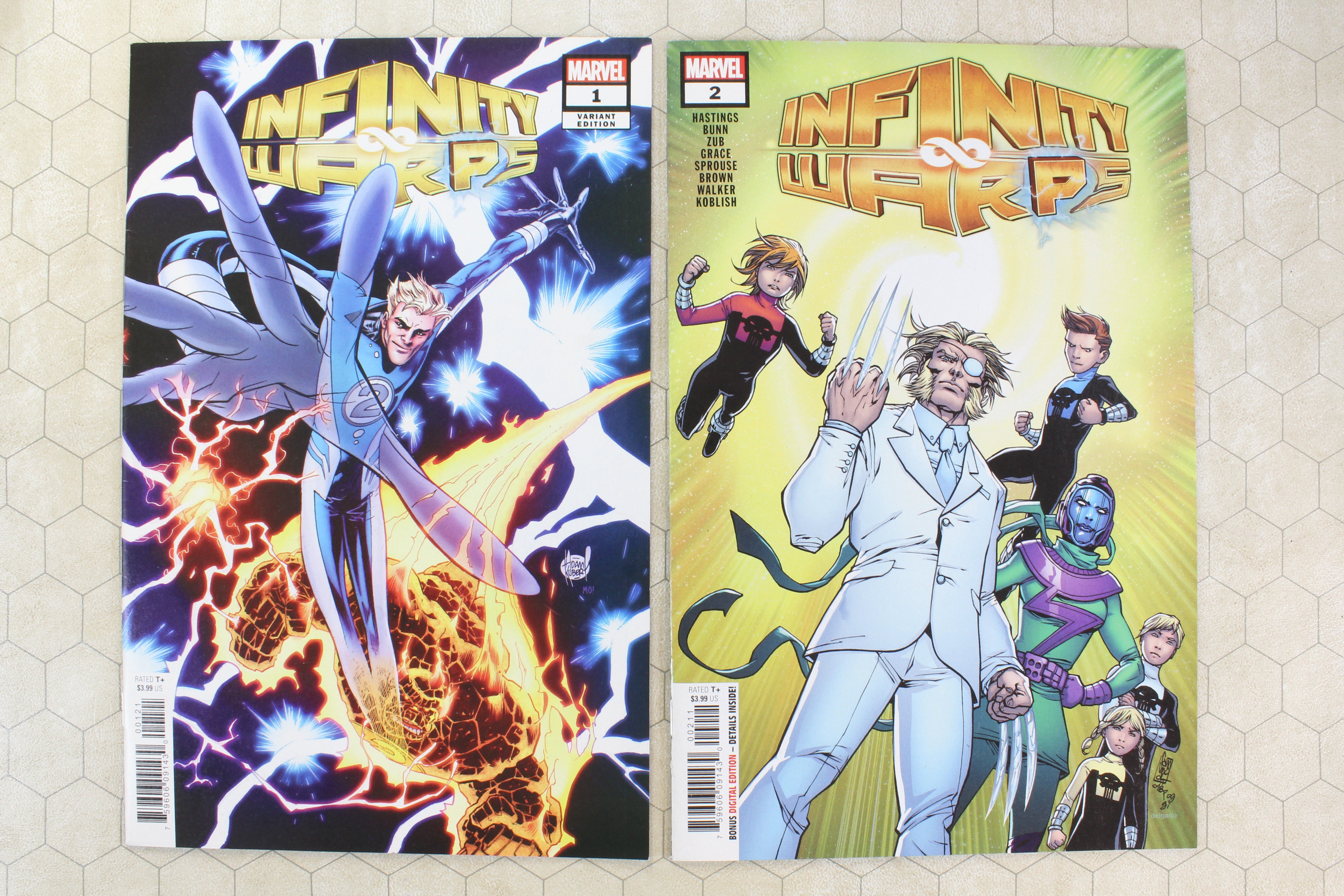 INFINITY WARPS #1 - 2 (2018) INFINITY WARS SET (Marvel Comics lot