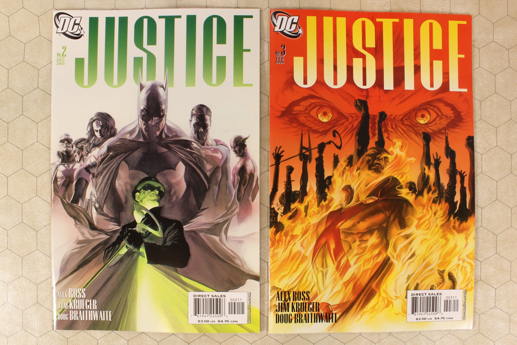 JUSTICE #1 - 12 (2005) COMPLETE Set w extra #1B variant (DC Comics