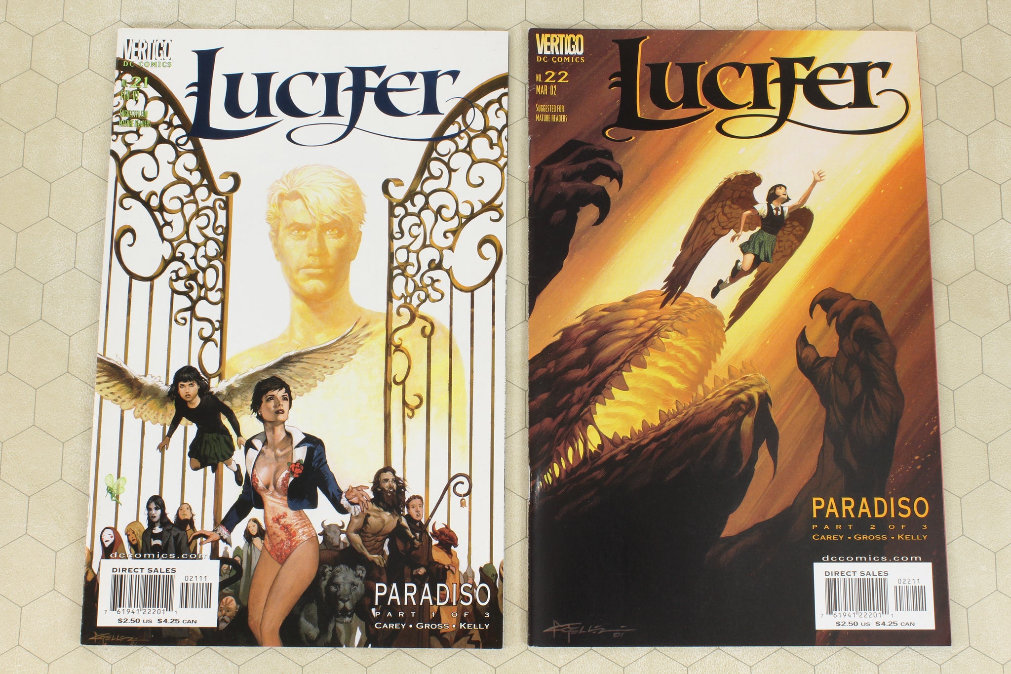 LUCIFER #17 - 25 (2001) VF/NM Set (DC Vertigo Comics lot)! – Comic