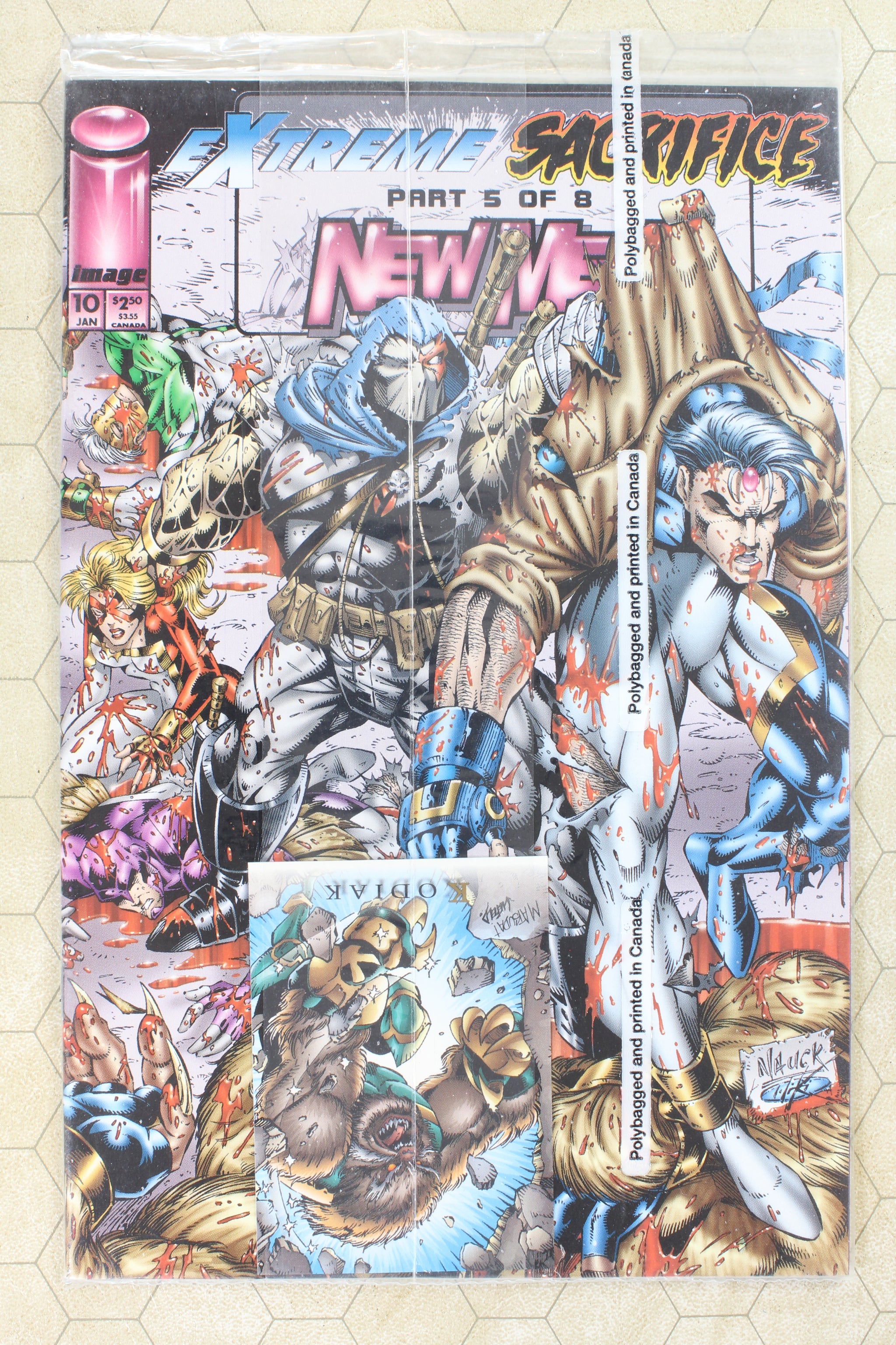 NEW MEN #2 - 7 (1994) Set (Image Comics lot) #10 still bagged w