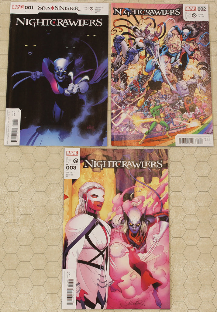 NIGHTCRAWLERS #1 - 3 (2023) Complete Set NM (Marvel)