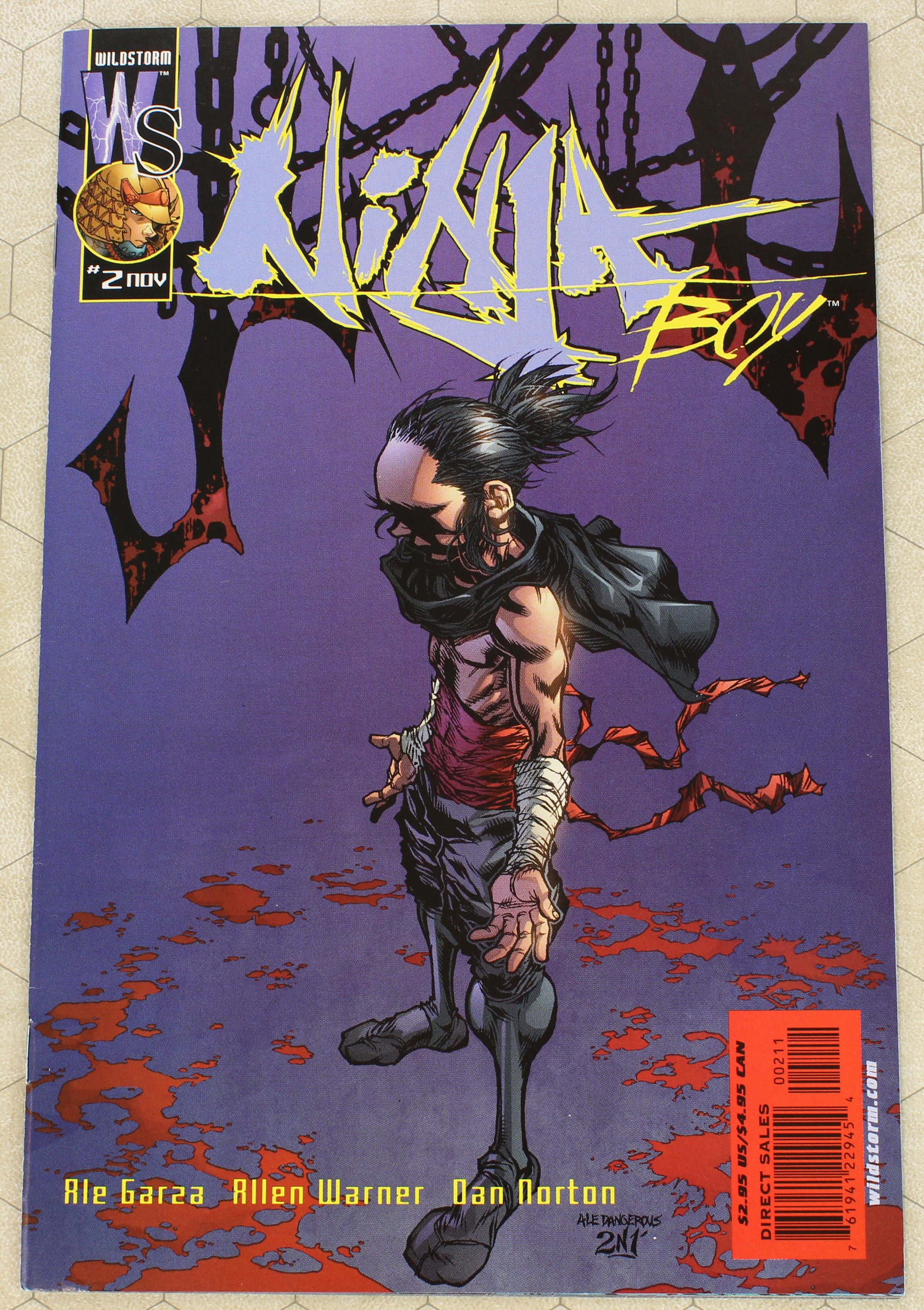 NINJA BOY #1 - 4 (2001) Set NM (DC Wildstorm Comics lot