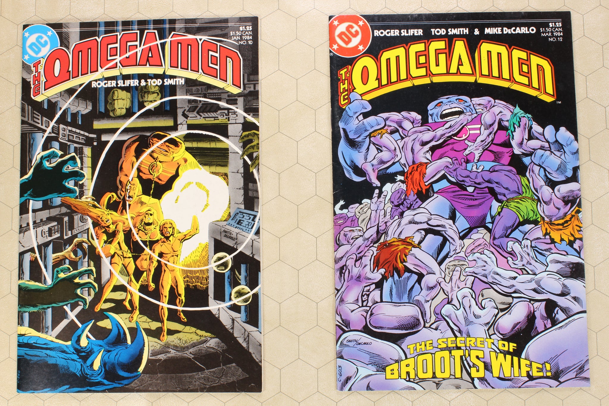 OMEGA MEN #1, 2, 4 - 10, 12 - 23, 26, 28, 29, 31 - 35, ANNUAL #1