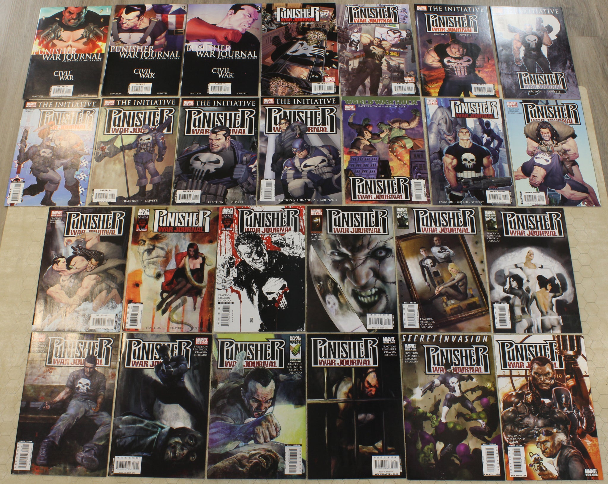 PUNISHER WAR JOURNAL #1 - 26 vol.2 (2006) Complete set (Marvel