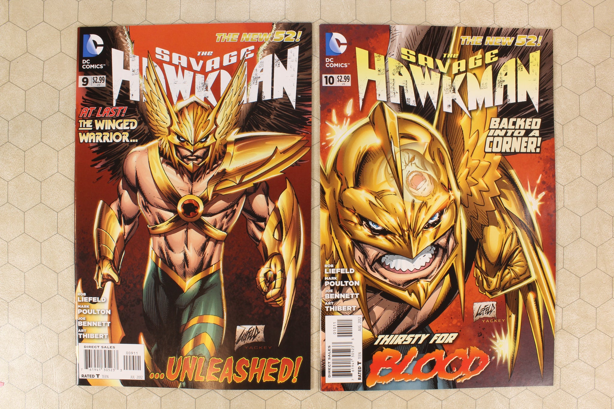 アメコミ・英語　全2巻セット　THE SAVAGE HAWKMAN　ホークマン Amazon.com: The Savage Hawkman Vol. 2: Wanted (The New 52