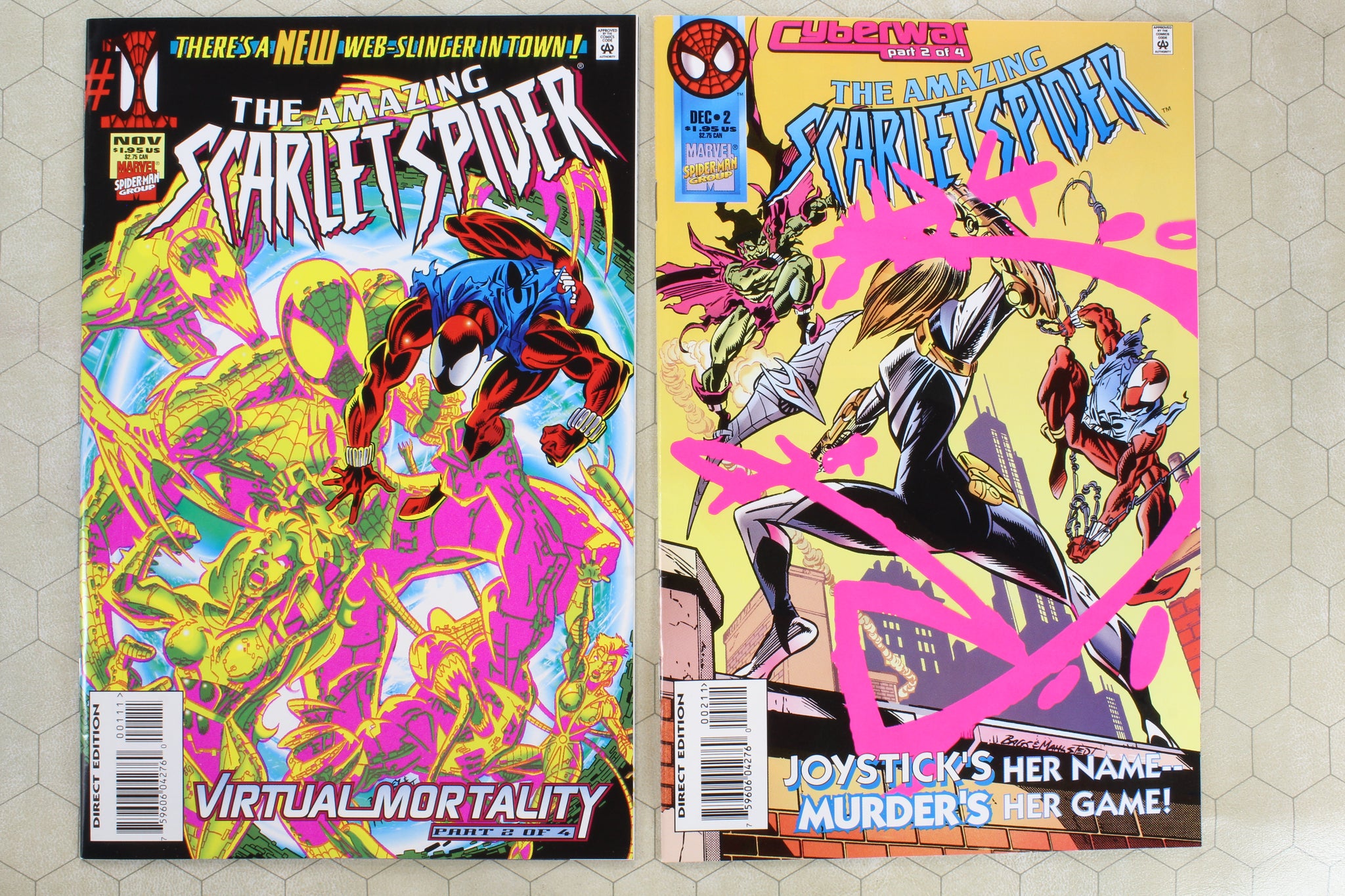 SCARLET SPIDER set - 8 COMICS (1995) (Marvel Comics lot) – Comic Fever