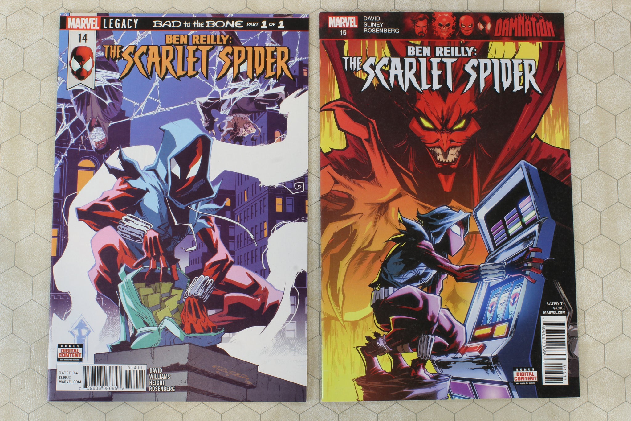 ①アメコミリーフまとめ売り (45) 洋書 SCARLET SPIDER Spider-Man Scarlet Spider #1 Comic Book Cover Poster 24X36 inches