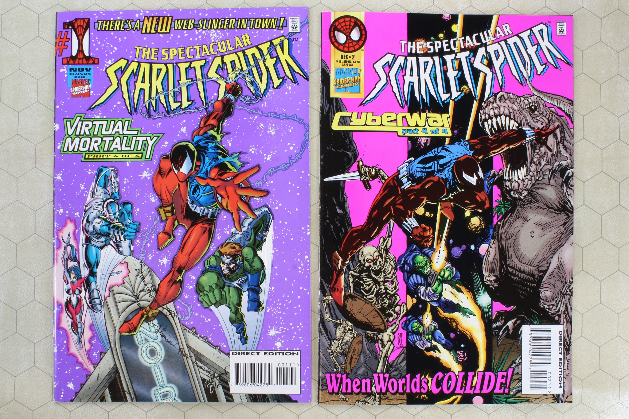 SCARLET SPIDER set - 8 COMICS (1995) (Marvel Comics lot) – Comic Fever