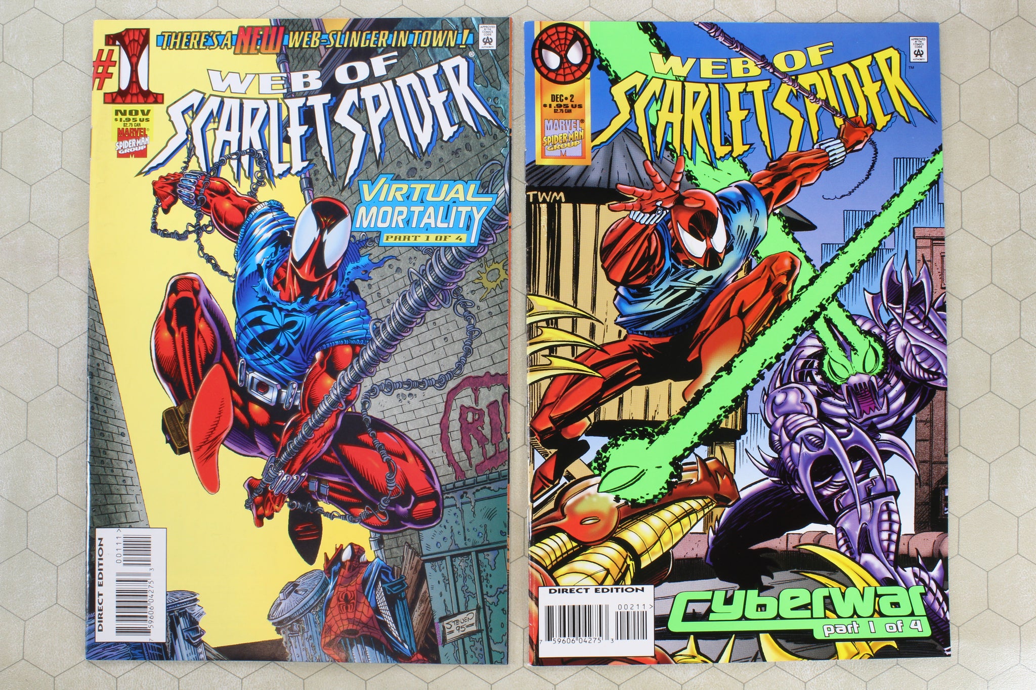 SCARLET SPIDER set - 8 COMICS (1995) (Marvel Comics lot) – Comic Fever