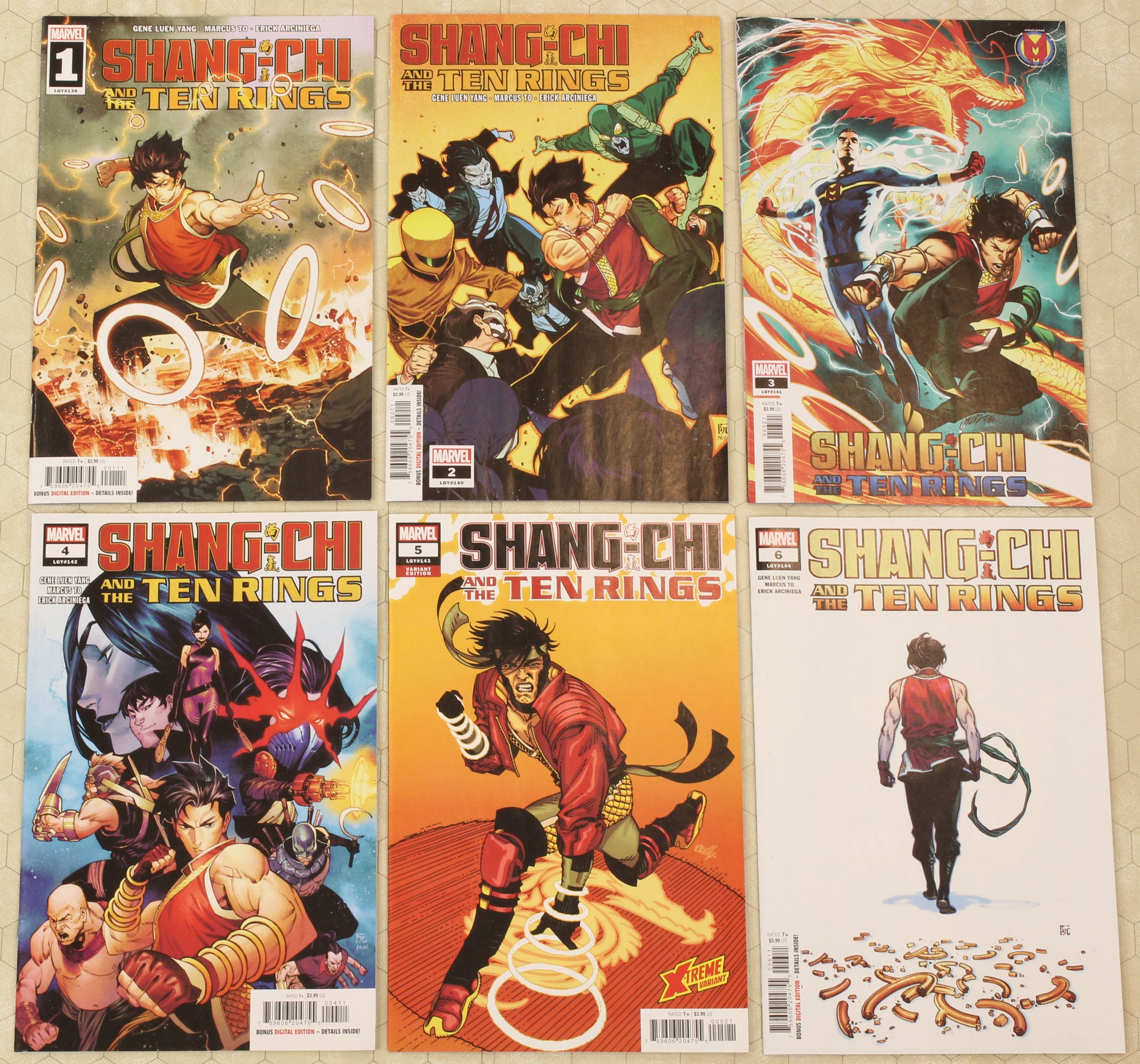 SHANG-CHI AND THE TEN RINGS #1 - 6 (2022) vol.1 Set w