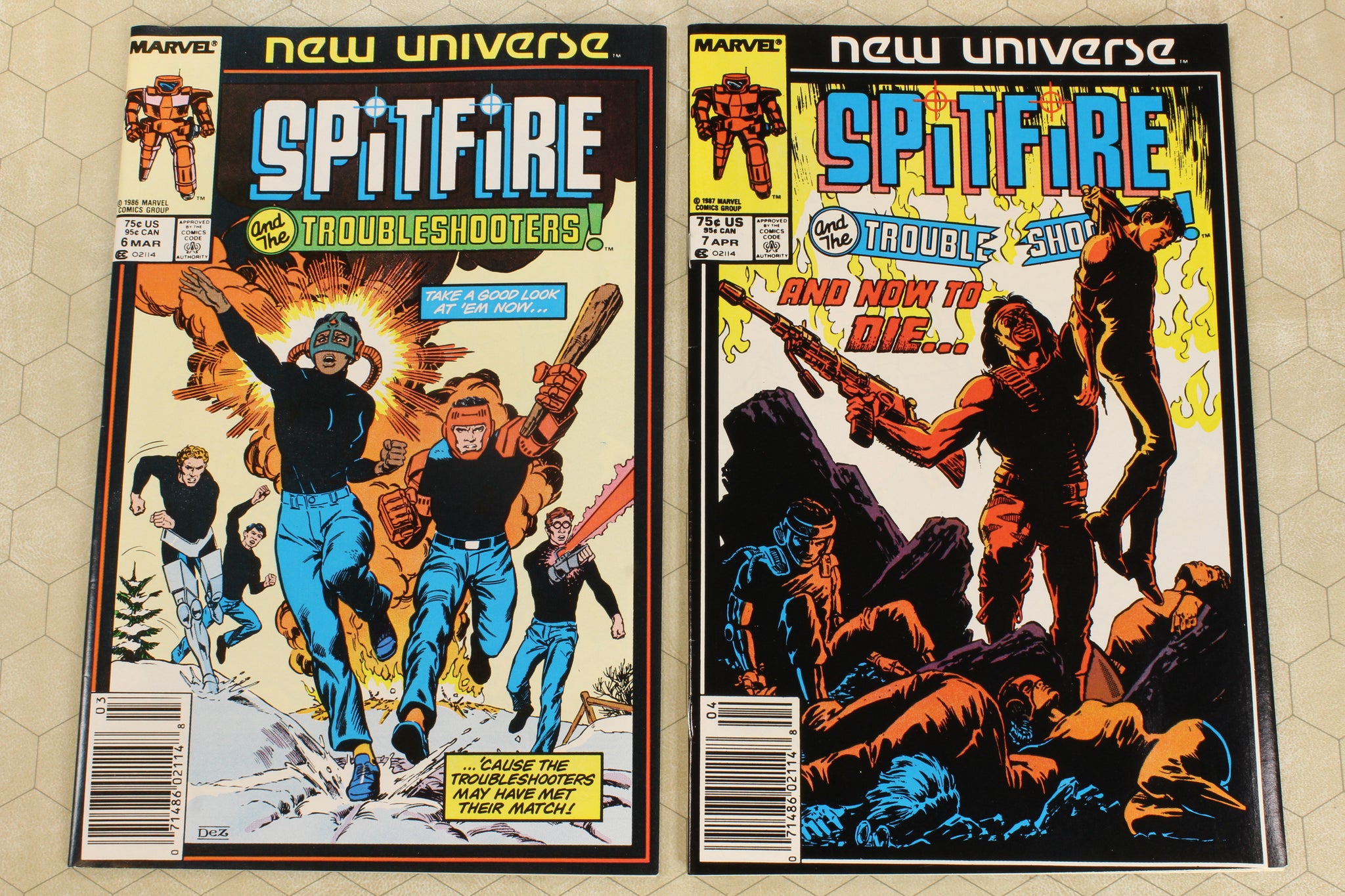SPITFIRE AND THE TROUBLESHOOTERS #1 - 13 (1986) Complete NEWSSTAND