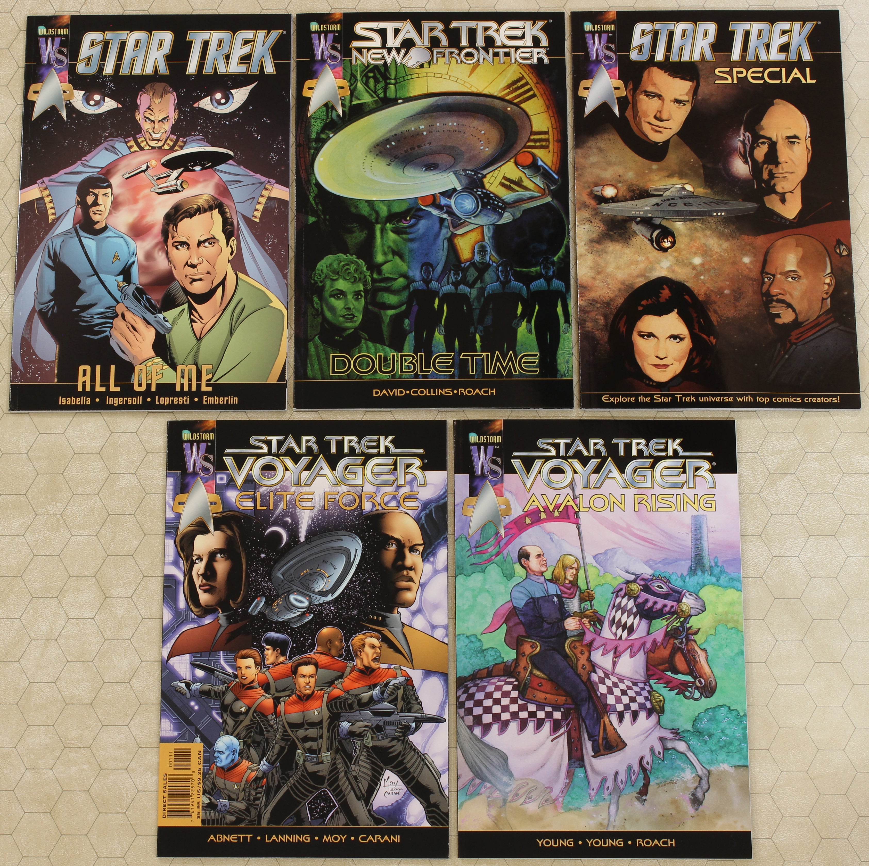 STAR TREK Wildstorm DC Square-bound 5 issue Set NM (Wildstorm