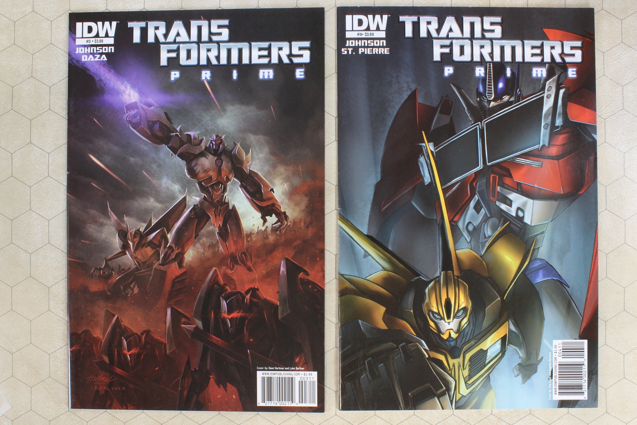 TRANSFORMERS PRIME # 1 - 4 (2011) Complete Set (IDW Comics