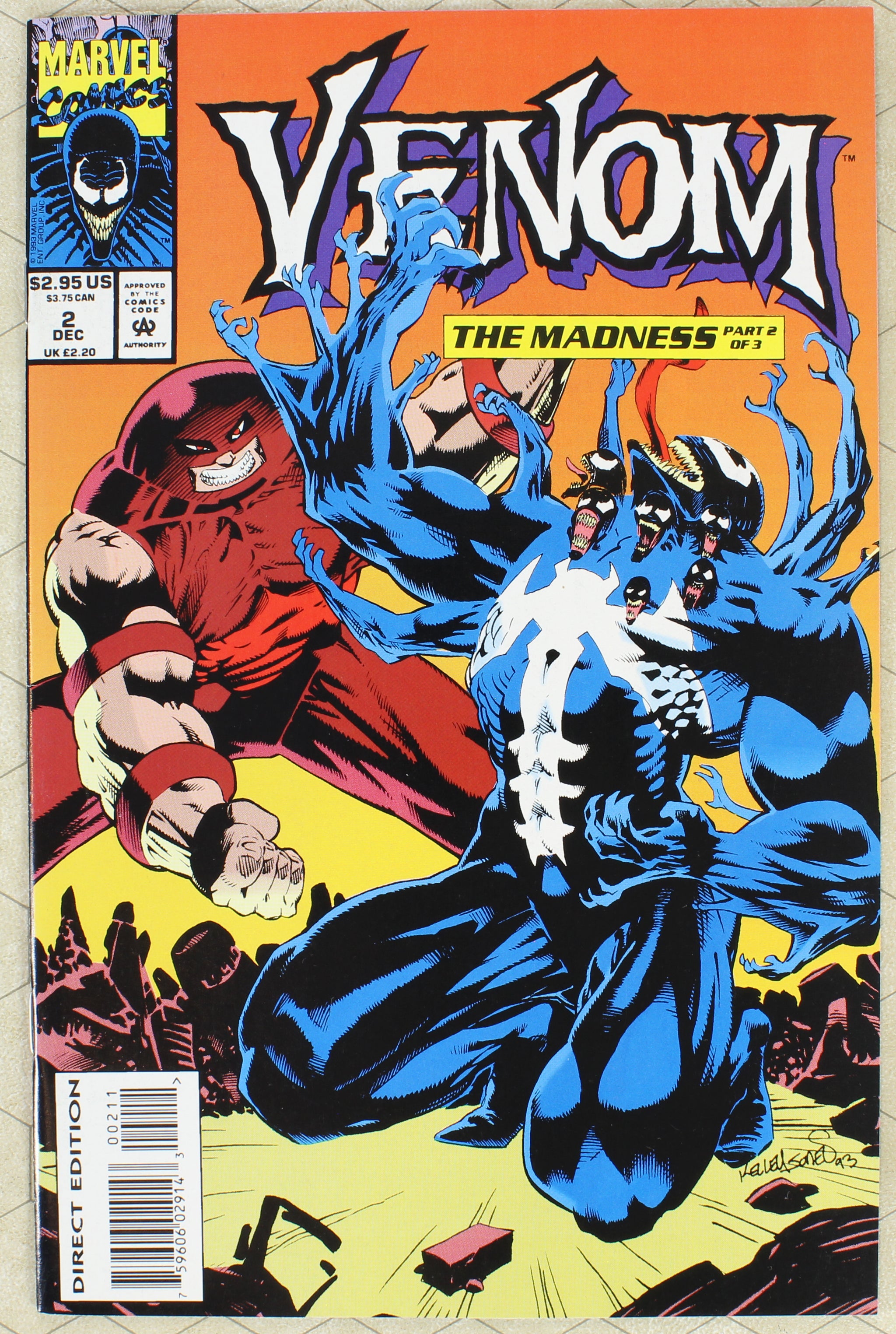 VENOM THE MADNESS (1993) #1 - 3 COMPLETE Set NM (Marvel Comics lot