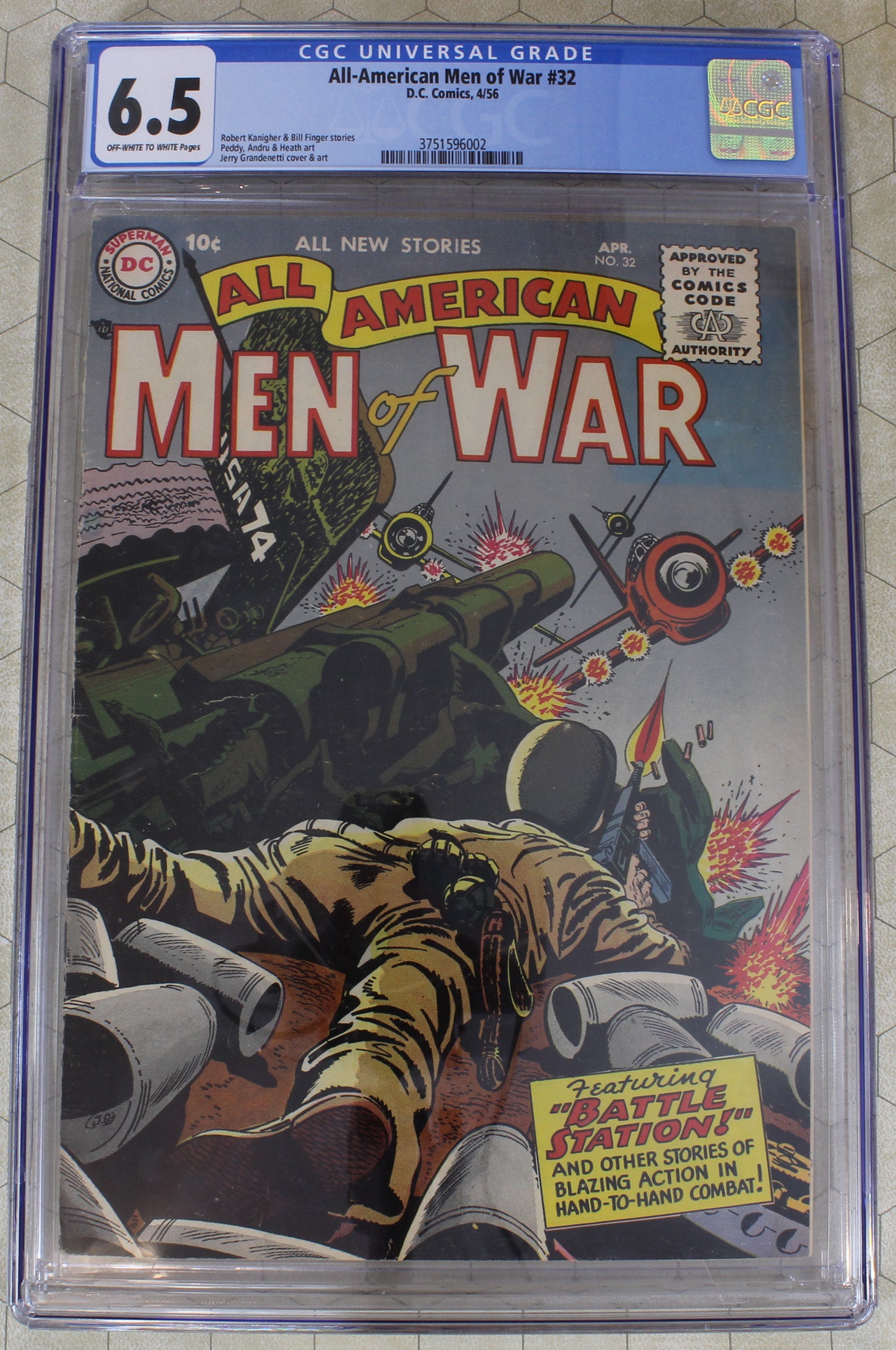 ALL-AMERICAN MEN OF WAR #32 CGC 6.5 (1952) (DC Comics)!! – Comic Fever