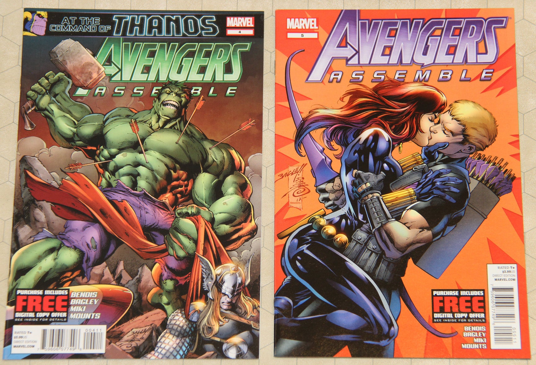 AVENGERS ASSEMBLE vol2 (2012) Set #1 - 5 NM (Marvel Comics lot