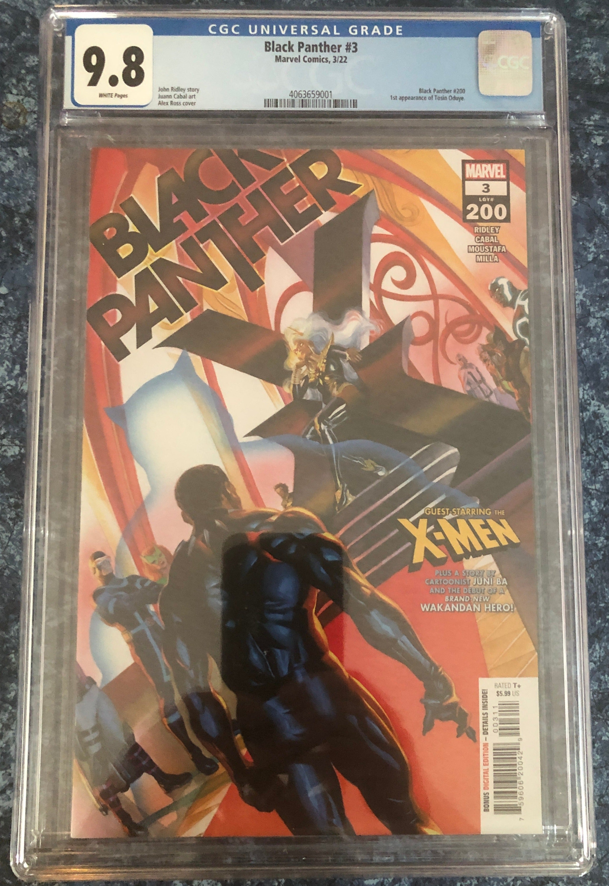 Marvel Comics Black Panther 3 CGC 2024 9.8 White Pages 1st appearance Tosin Oduye