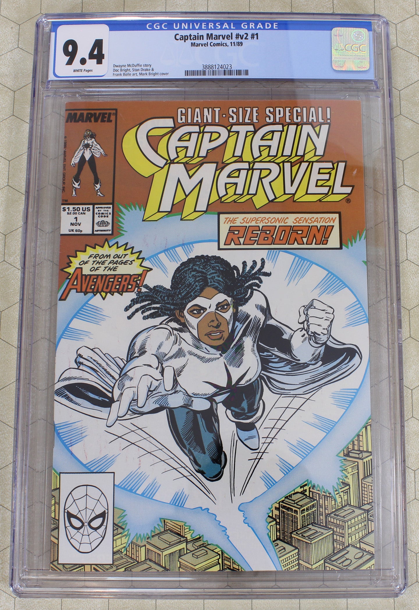 Captain Marvel v2 deals #1 CGC 9.4