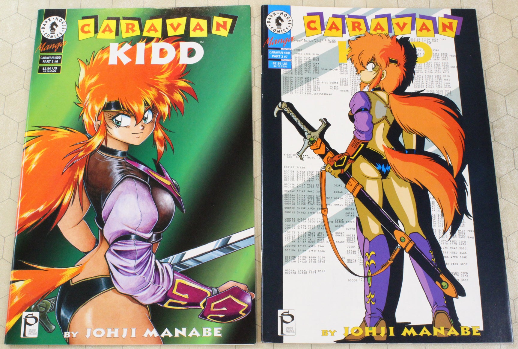 CARAVAN KIDD PART 3 (1994) set #1 - 7 NM (Dark Horse Comics lot