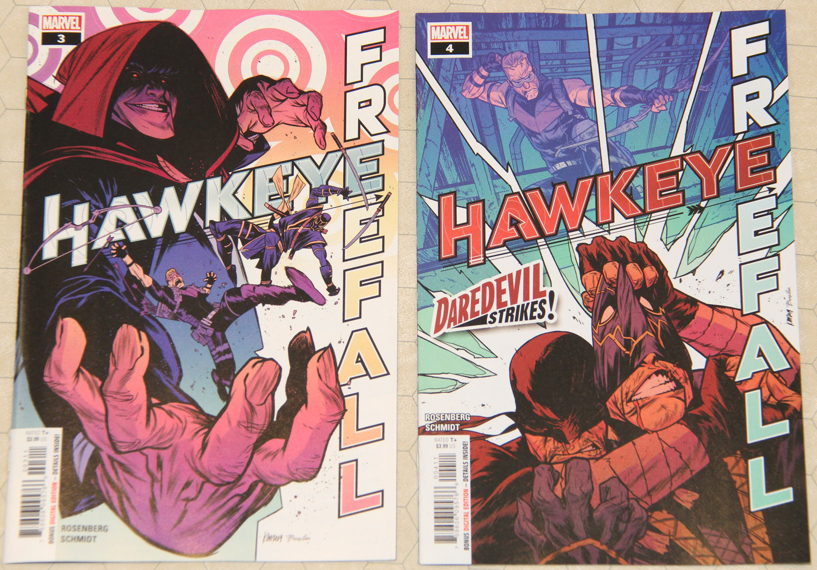 HAWKEYE FREEFALL (2020) Set # 1 - 4 NM (Marvel Comics lot