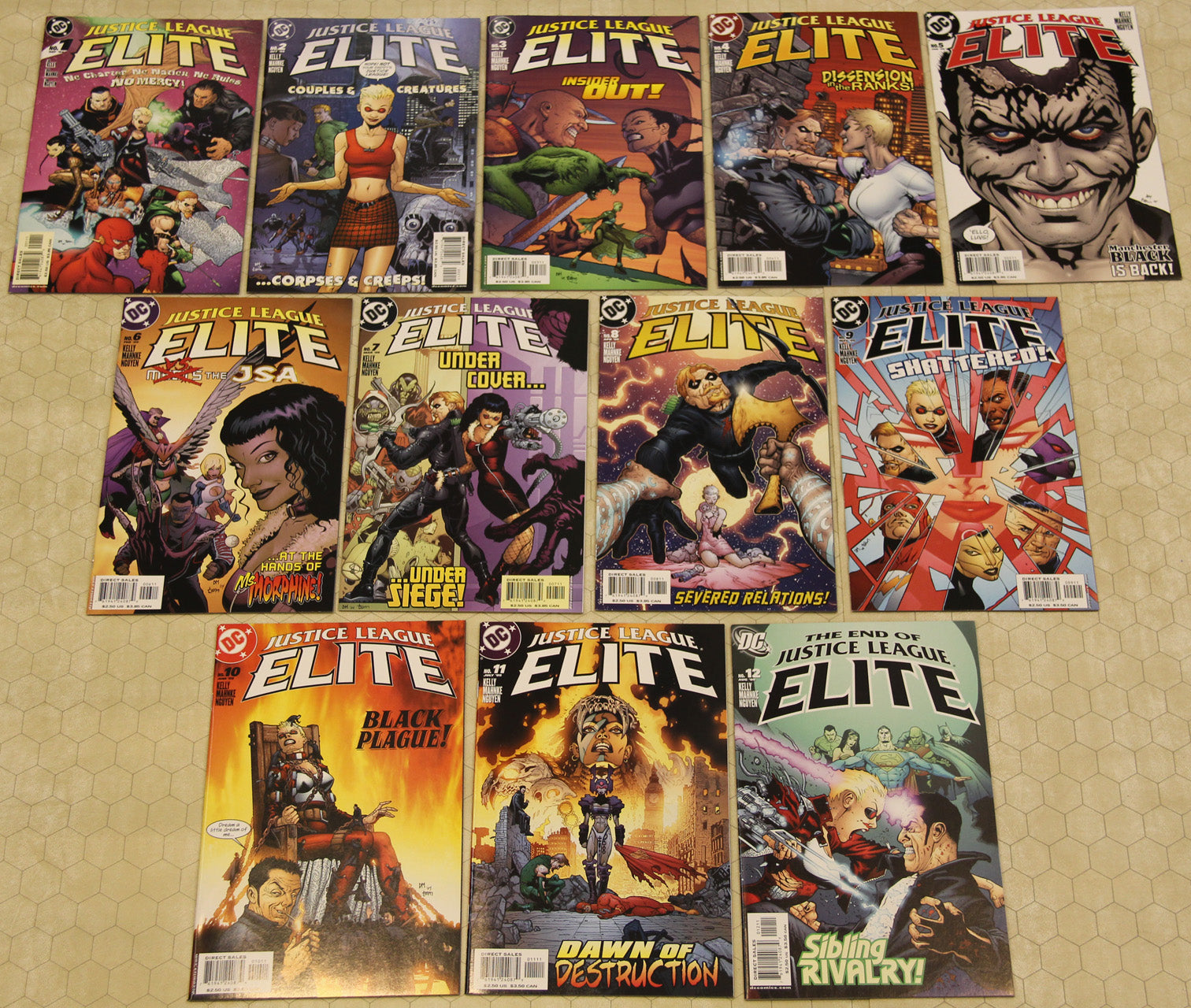 JUSTICE LEAGUE ELITE #1 - 12 (2004) Set NM (DC Comics lot