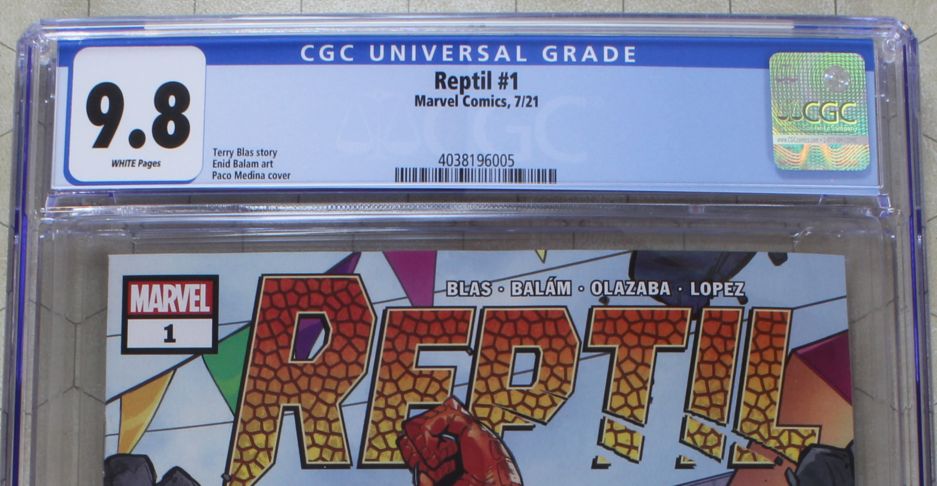 Reptil 1 CGC 9.8 store