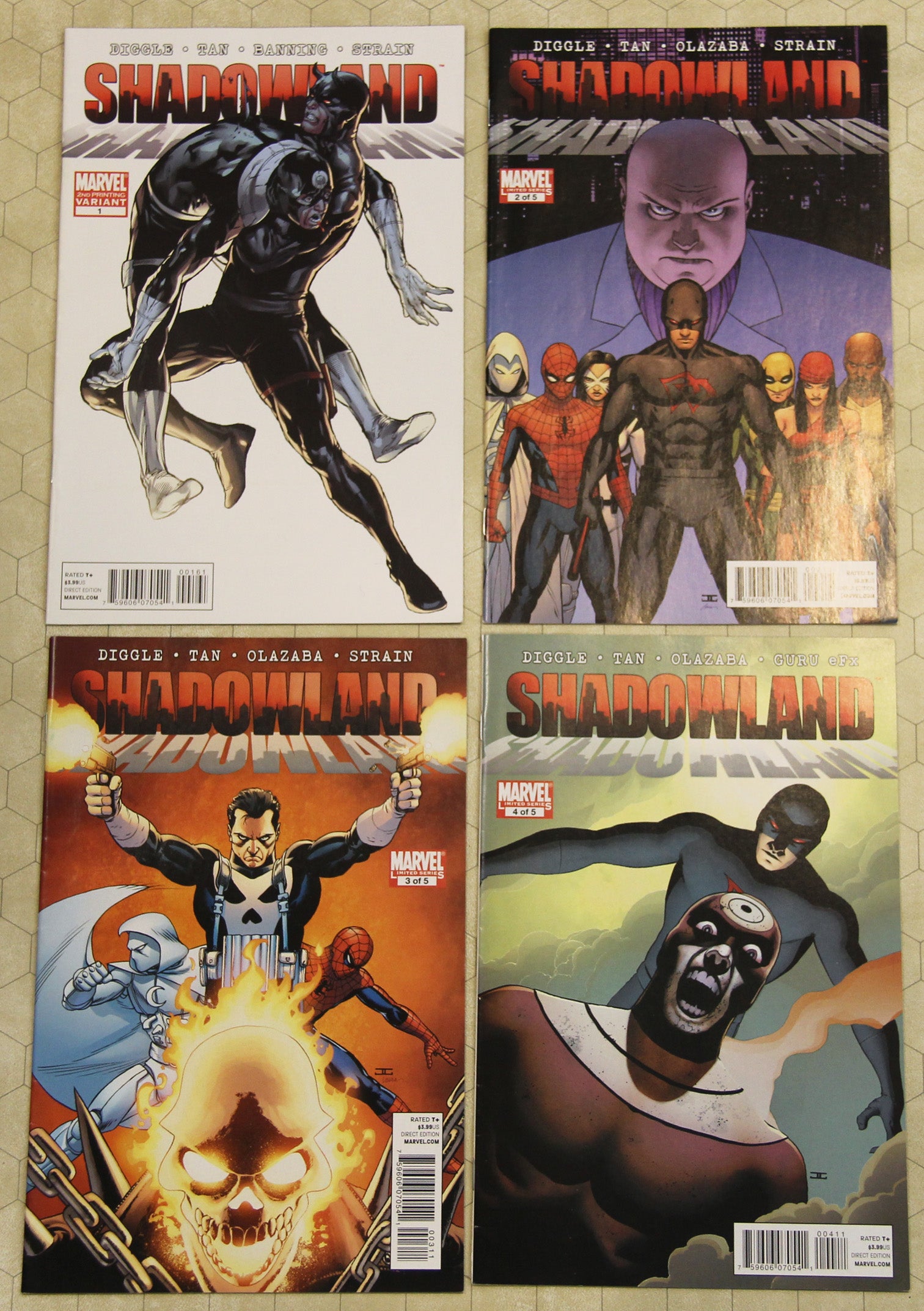 SHADOWLAND #1 - 4 Set (2010) NM (Marvel Comics lot) – Comic Fever