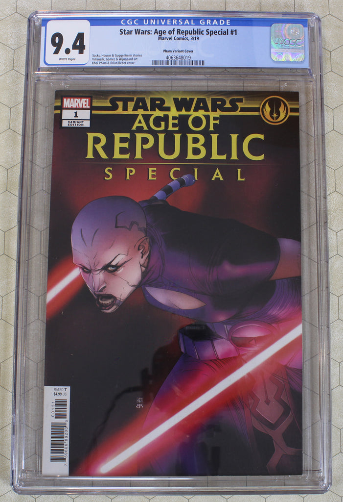 CGC 9 .6 star wars republic graded popular comic