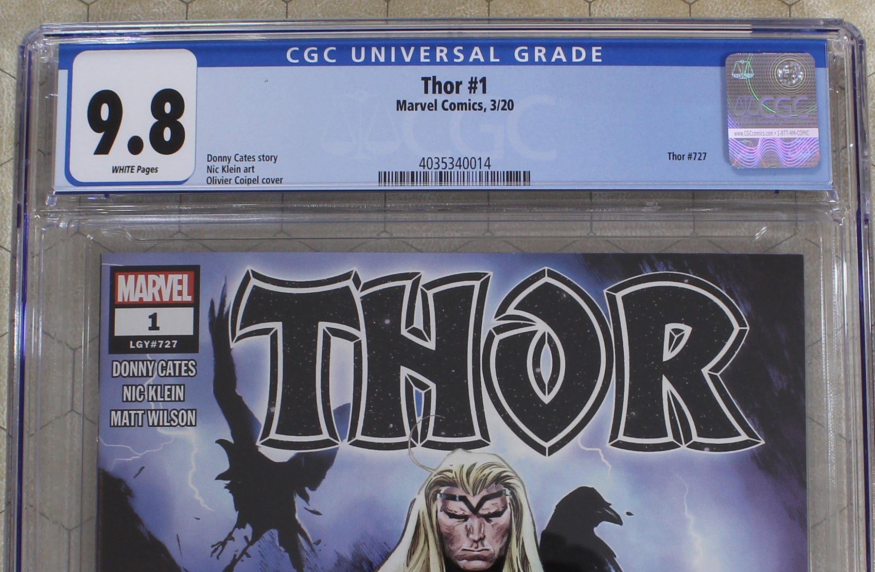 Thor 6 cgc good 9.& Donny Cates