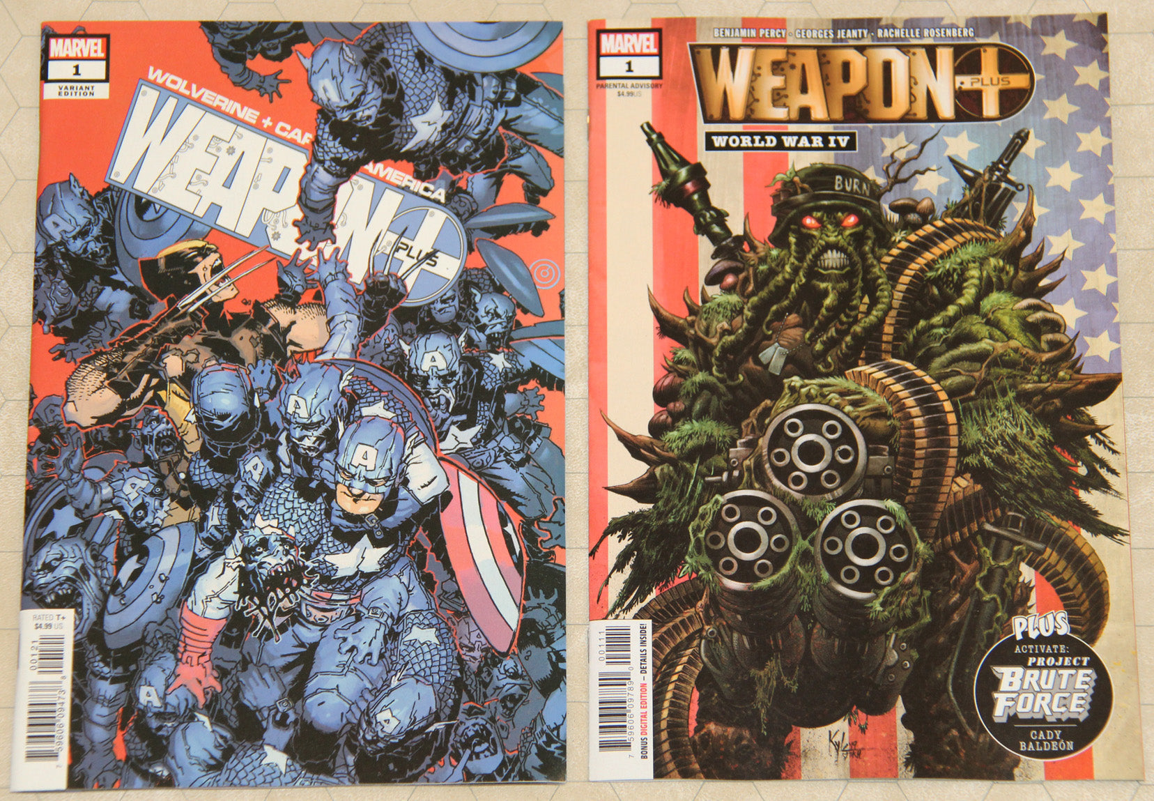 WEAPON PLUS World War IV & Wolverine + Captain America Set (2019